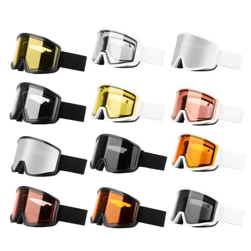 Unisex Ski Goggles Fog Resistant Skiing Snowboarding Goggles Snow Goggles Cycling Motorcycle Goggles for Women Men Z250929