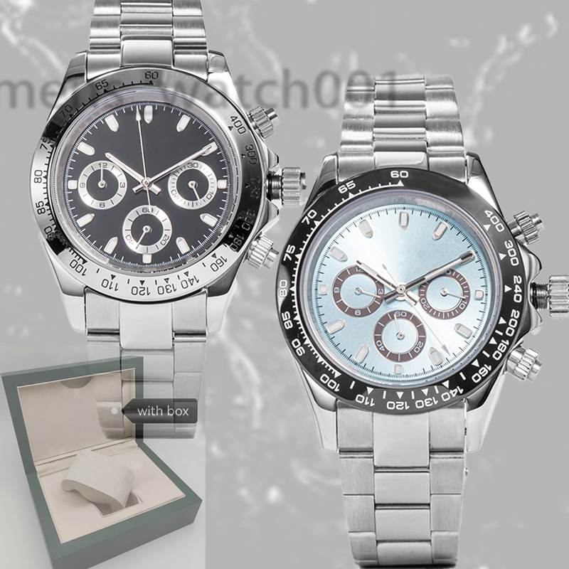 luxury men's stainless steel case automatic mechanical ceramic watch - ultra bright sapphire glass watch 41mm watch