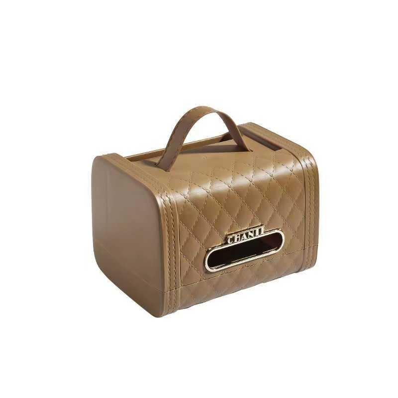 Xiaoxiangfeng Tissue Box for Home Use Living Room Kitchen Tissue Box Bedroom Desktop Ins Style Bagshaped Napkin Box C251010
