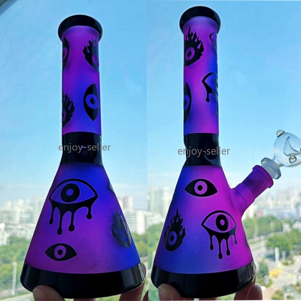 Glass Bong Hookahs Thick Glass Water Bongs Smoking Water Pipe Bubbler Heady Downstem Perc With 14mm bowl