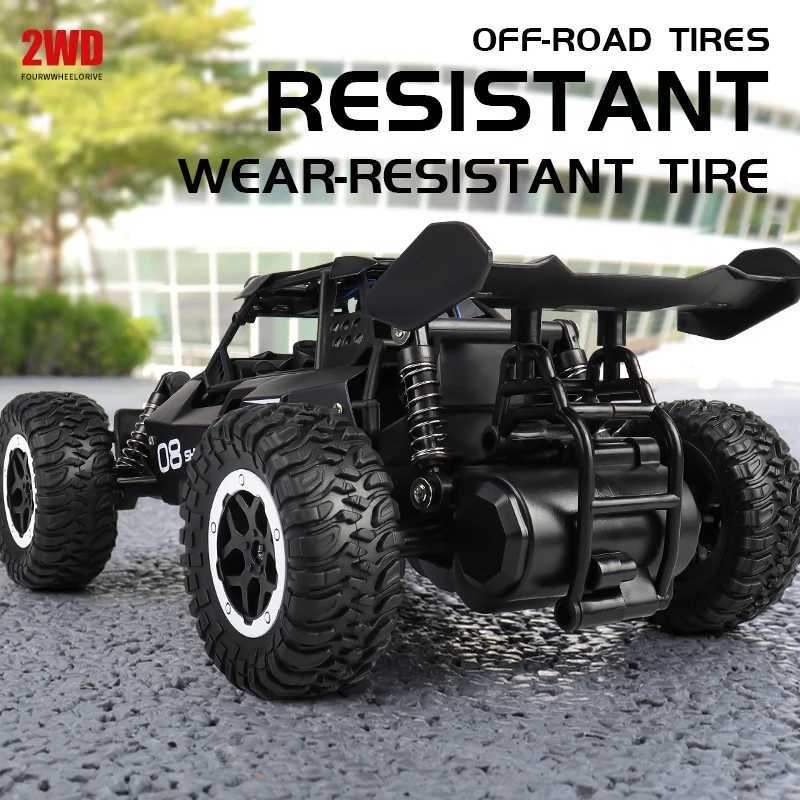 ZWN 116 24Gh Model RC Car With LED Lights 2WD Offroad Remote Control Climbing Vehicle Outdoor Cars Toys for Boys Girls GiftsT251010