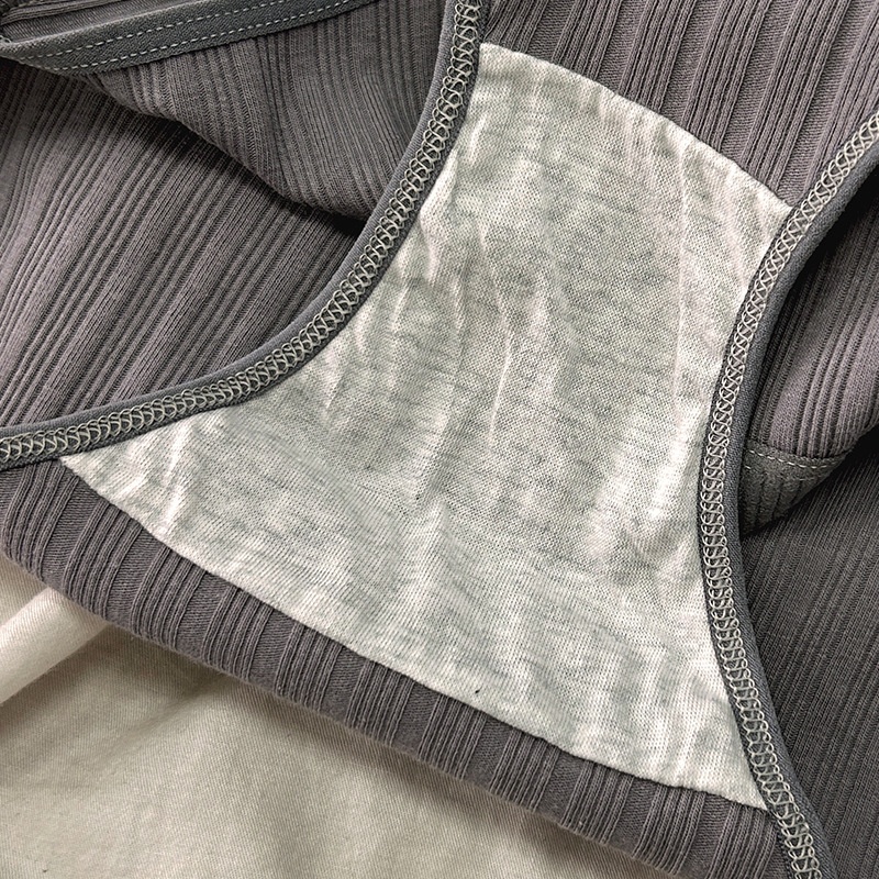 TJ hot selling pure cotton underwear women's sports style mid waist breathable large size women's underwear