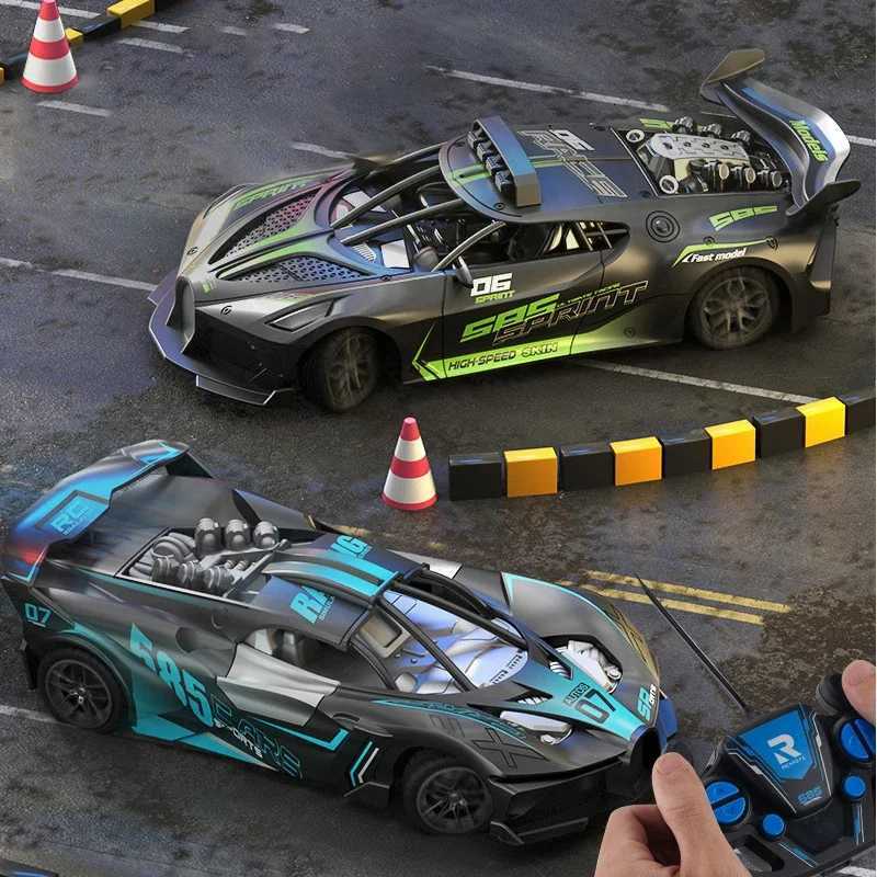 High Speed 4 Channel RC Drift Racing Car Model BJD Electric Toy Vehicle for Boys Children Birthday GiftT251010