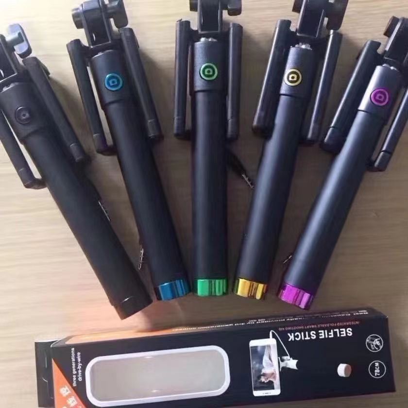 3.5MM selfie stick remote button shutter photo extendable for phone camera