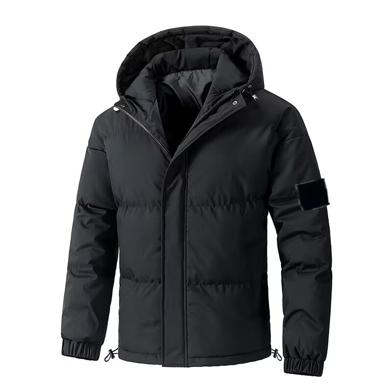 Premium Mens Designer Jacket Windproof Waterproof Hooded Outdoor Casual Coat Red Logo Thermal Lined Versatile Streetwear Adjustable Hood Fashionable Menswear