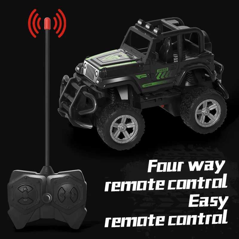 Childrens remotecontrolled toy car model fourwheel drive inertia offroad vehicle anti fall rebound cool driftT251010