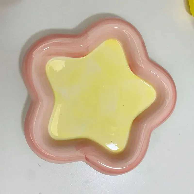 Pet Cat Bowl Cute Cartoon Pet Drinking Water Feeding Bowl Ceramics Cat Food Dog Food Utensils Cat Dog Pet Supplies Accessories C251009