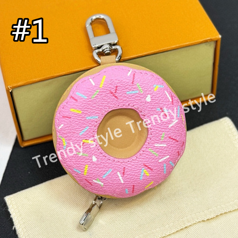 2025 New Key Chain Lanyards chocolate hamburger doughnut pizza different styles christmas gift