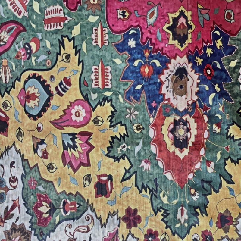 Women's Autumn Winter New Ethnic Printed Midi Dress - Versatile Commute & Vacation Dress-CF56331