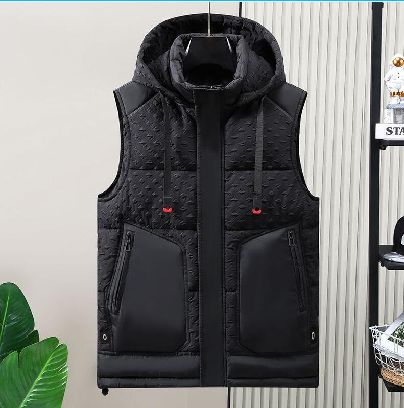 5XL Mens women's Winter pluz size cotton padded vest mens puffer gilet jacket cotton Down Coat Jackets Womens Sleeveless Warm Outwear clothing
