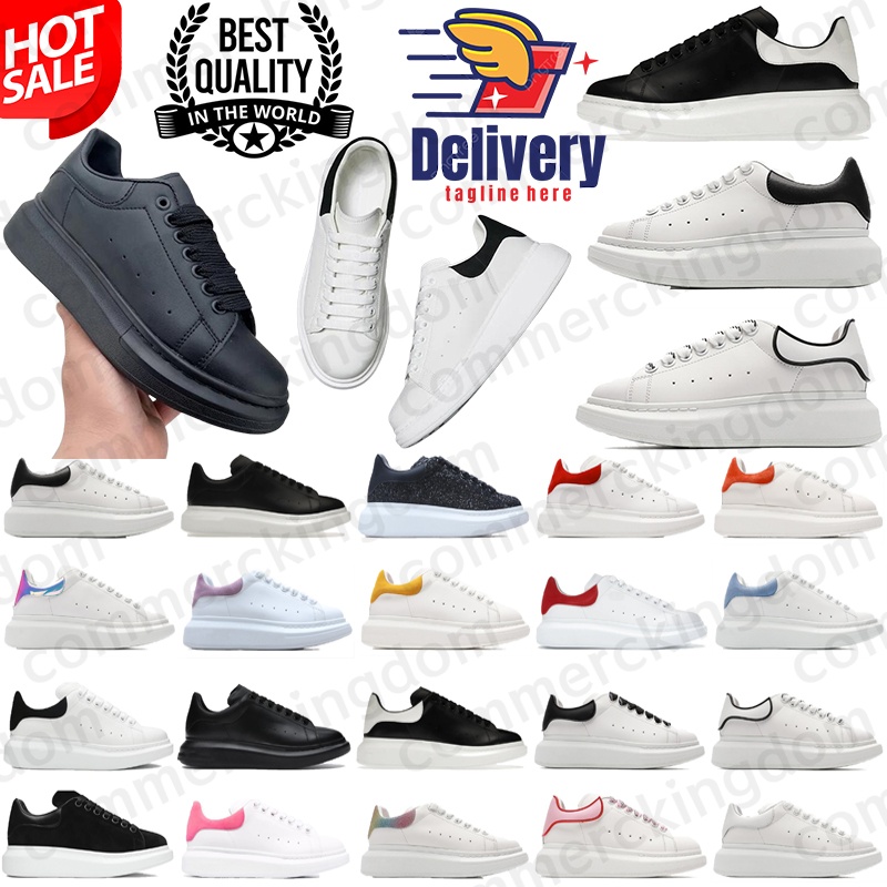 Fast delivery designer shoes Sneaker men women sneakers mens shoes Flat white Suede Veet Lace Up Chaussures Unisex Sports Trainers black white 36-45