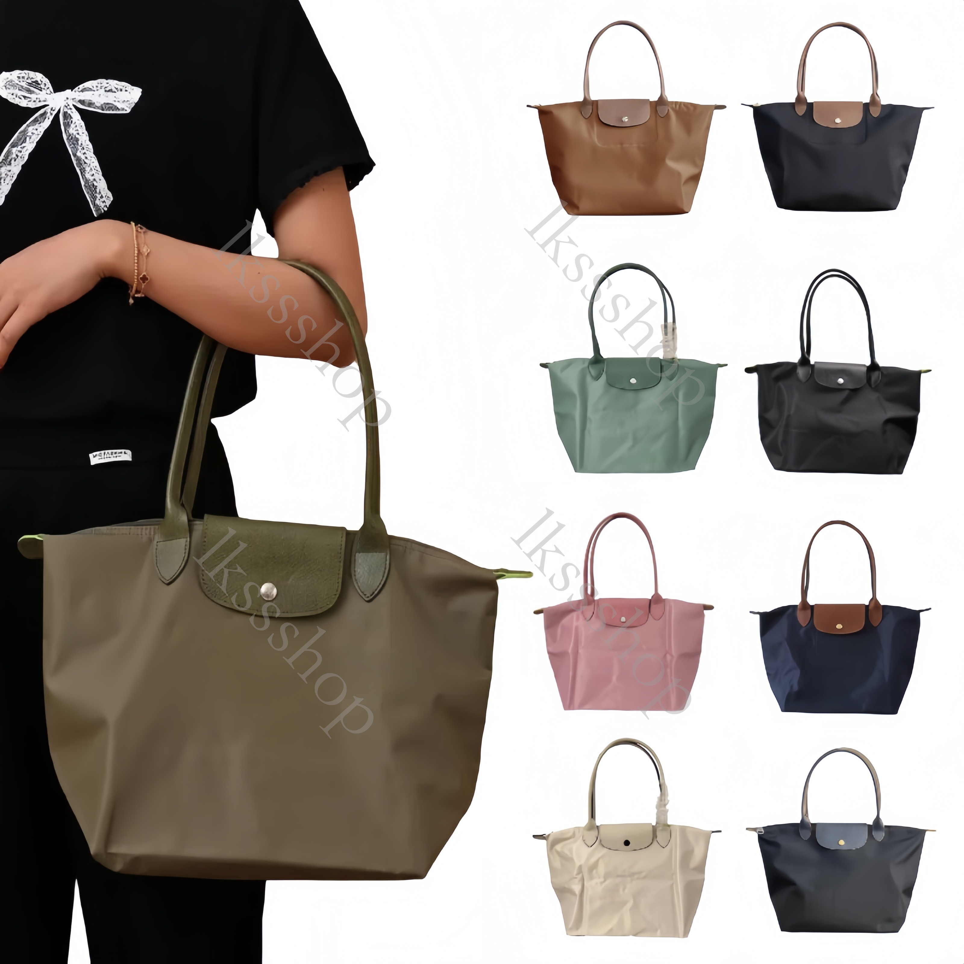 2025 Longlys Champlys bags Designer Bag Tote longly Choopity Bag Branded Handbag Beach Travel Nylon Shoulder Casual Canvas Shopping Capacity Longly Champes Bag