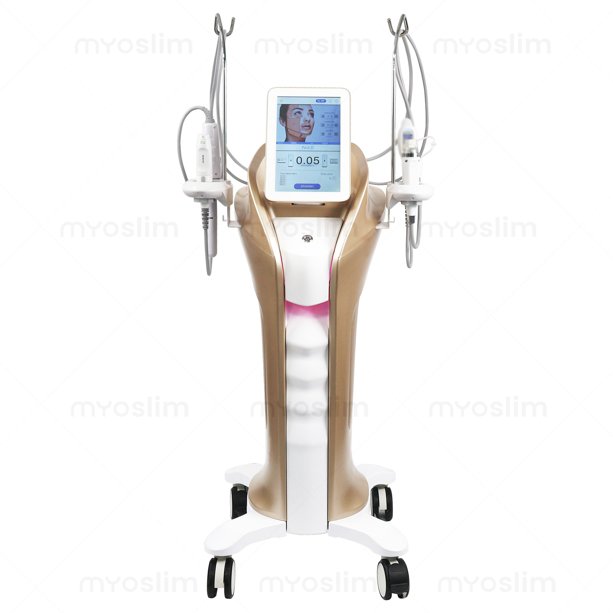 Gold Eye Anti-aging Neck Wrinkles Reduction Acne Removal Body Slimming Eyes Lift Skin Rejuvenation Machine