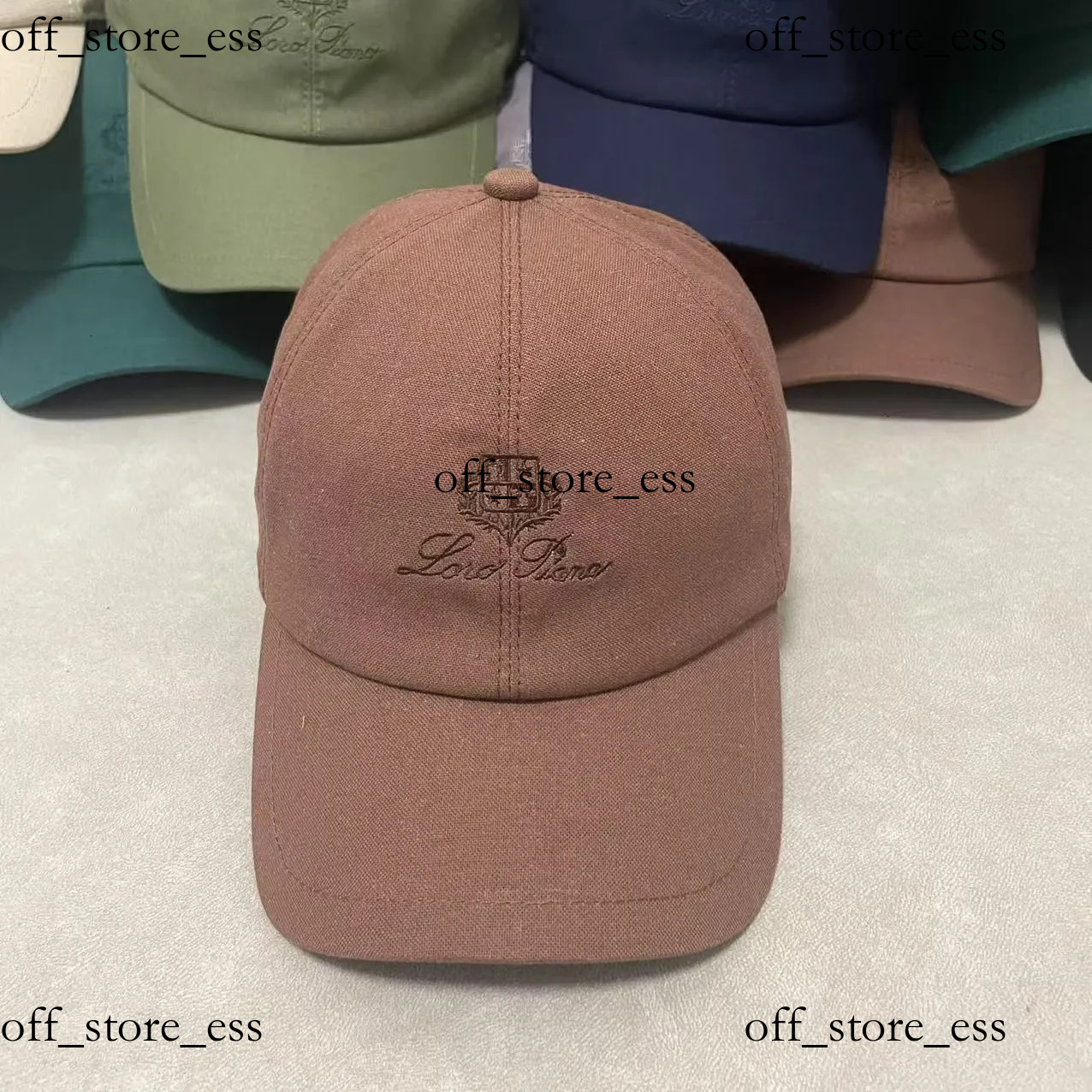 Lori Piano Hat Duckbill Cap Linen Letter Luxury Fashion Embroidery Seasons Double Layer Soft Top Baseball Cap Elastic Adjustment Outdoor Casual Lori Piano Cap 0fb