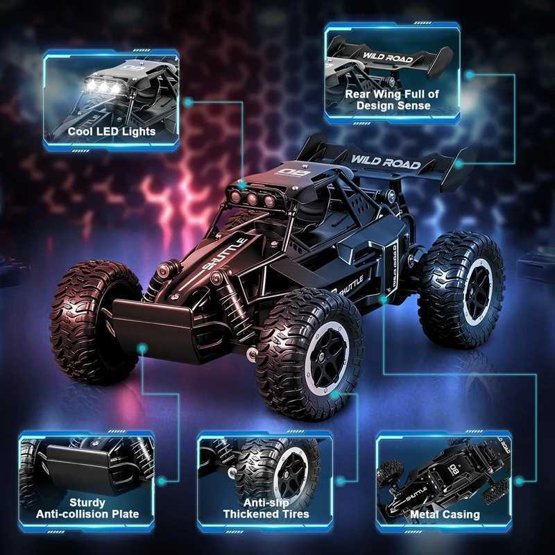 116 RC Car Remote Control Cars 2WD Radio Buggy Truck Drift Racing Climbing Off Road Vehicle Outdoor Toy for Boy Kid ChildrenT251010