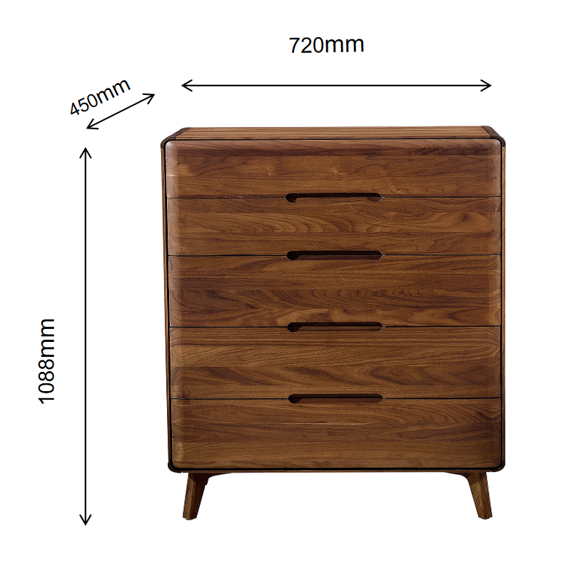 Zhong zhixin Ruimu Designer High-end Solid wood wardrobe Crafted with natural raw materials and artisanal care