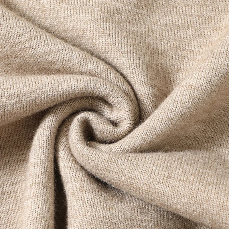 Fashion Autumn And Winter Cashmere Sweater Mens High Quality Pullover Casual Loose POLO Knitted Bottom Shirt Jacket 250930