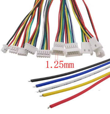 5Pair 1.25mm 2.0mm 2.54mm Pitch Mini JST PH XH SM Male Female Plug Socket Terminal Wires Cables Connector 2/3/4/5/6 Pin