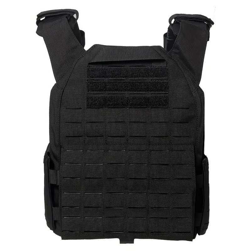 Tactical Vest Quick-Release 1000D Nylon Laser-Cut MOLLE System with 25x30cm Plate Pockets for Outdoor Airsoft Survival XJ251114