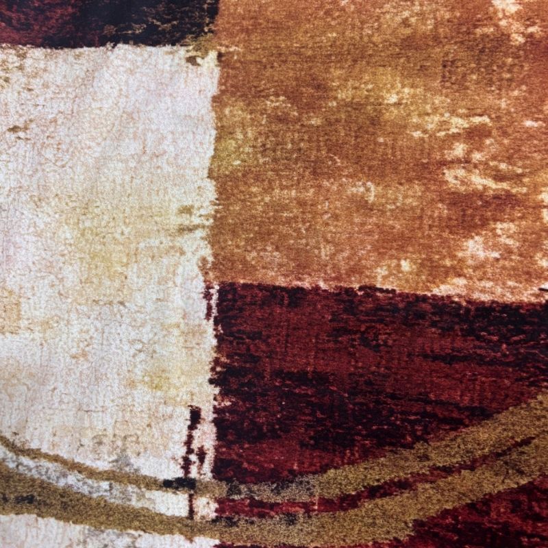 Women's Autumn Winter Fashion Geometric Color - Block Long - Sleeve Dress - Elegant Casual Crew Neck Dress-CF56224