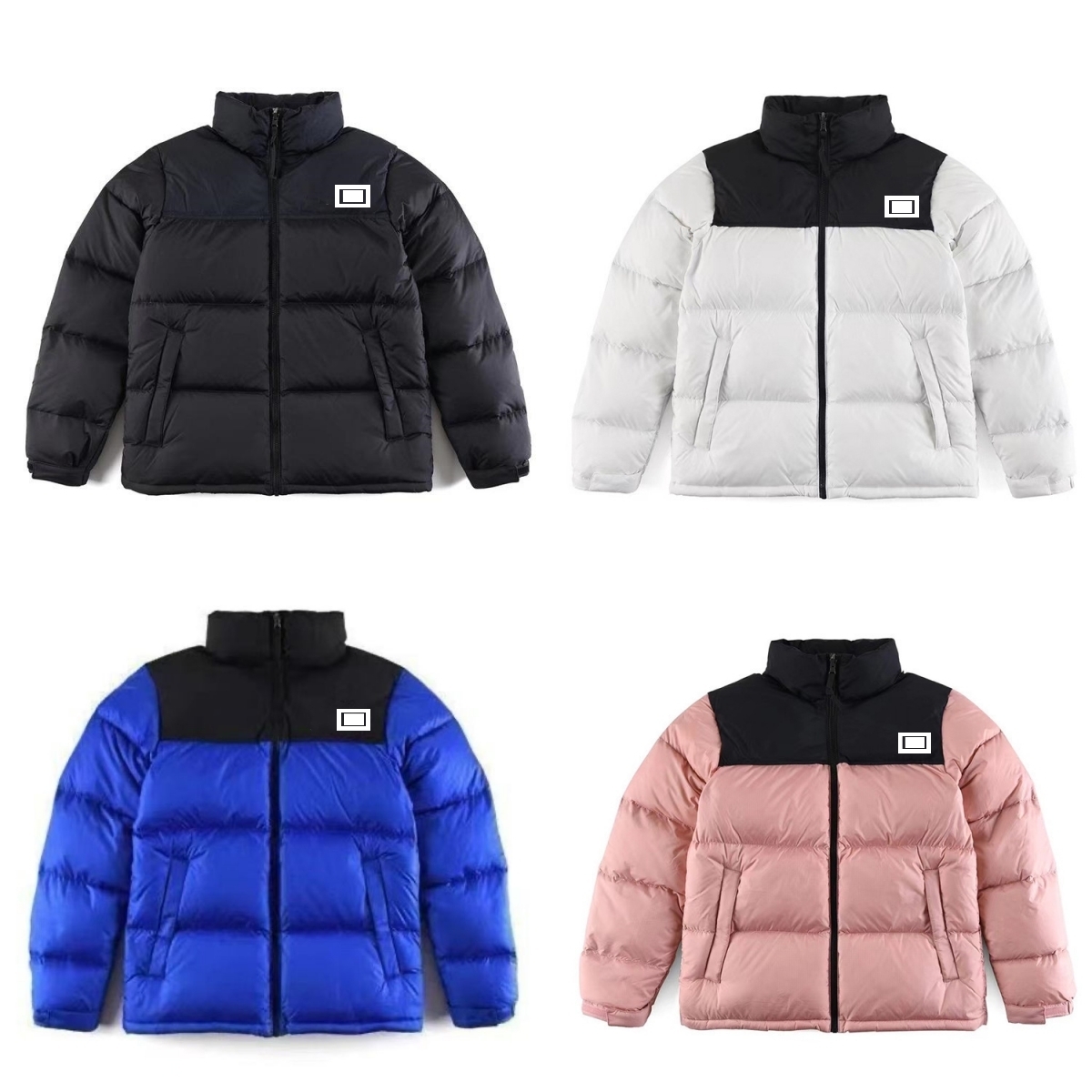 mens jacket puffer jacket correct T version Round Zipper Grey Interior jacket Glossy surface waterproof mens down coat Asian size M-2XL