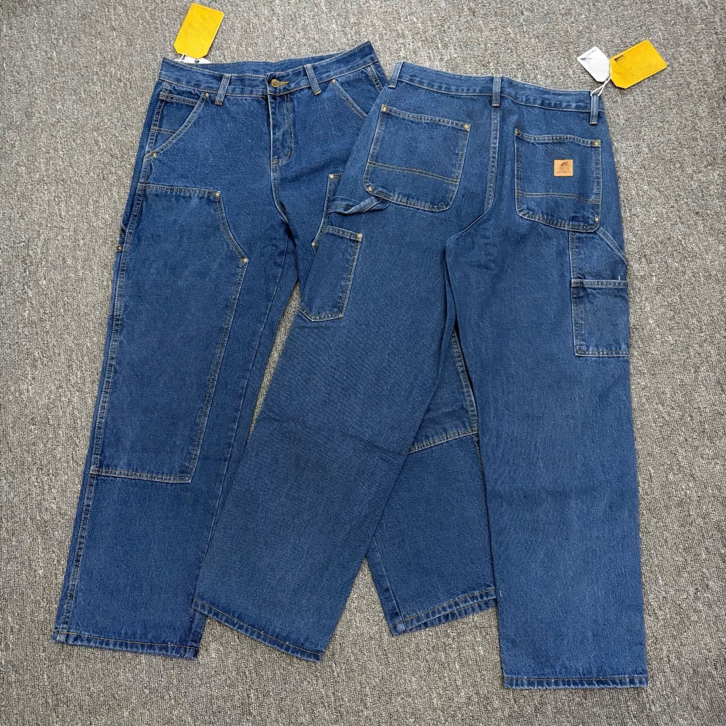 Men's designer Jeans Retro Streetwear Oversized Embroidered Pattern Wide Leg jeans for mens Baggy Hip Hop Loose straight high Pants