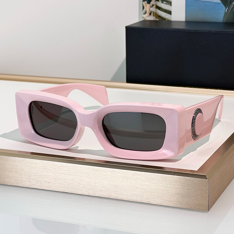 Designer Sunglasses For Women Men Fashion Pink Frame Rectangle Eyewear 4474 Luxury Sunglasses Outdoor Goggles UV400 Glasses With Box