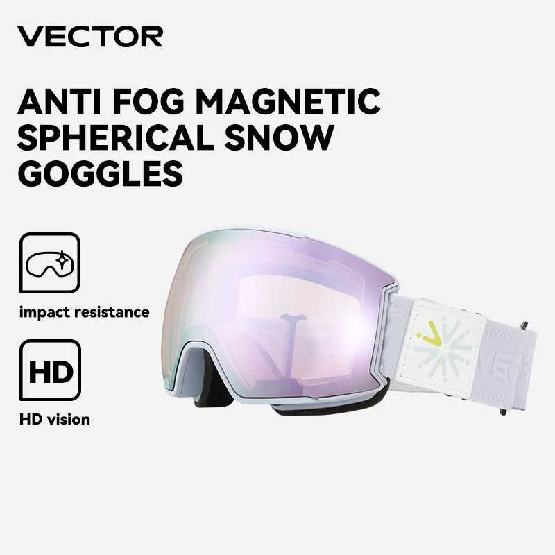 VECTOR Ski Goggles Men Snowboard Glasses Women Winter Outdoor Snow Sunglasses UV400 Double Layers Lens AntiFog Skiing Goggles J251009