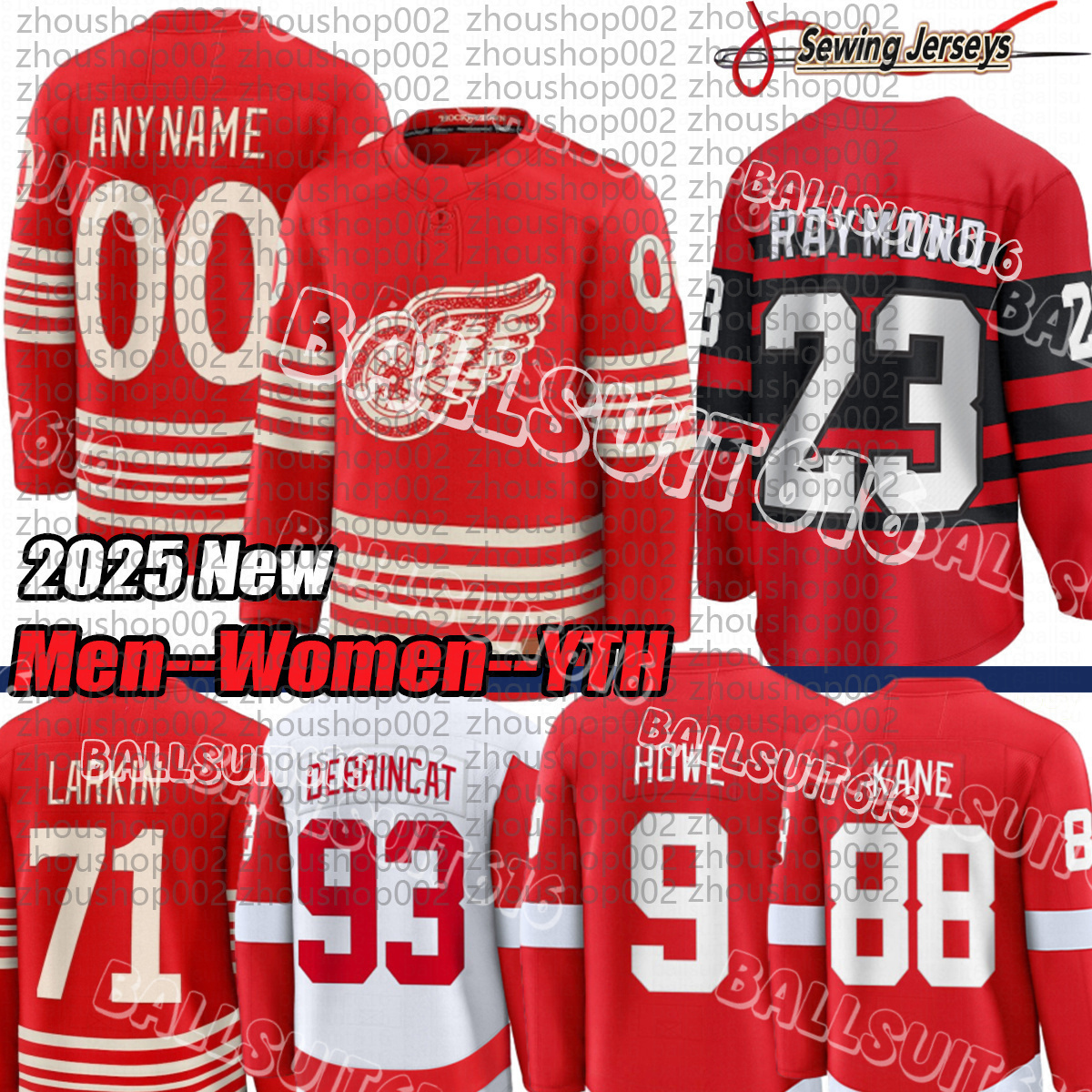 71 Dylans Larkins detroites hockey jersey red wingsS jersey 88 Patrick Kane Alex DeBrincat Moritz Seider Carter Bear Steve Yzerman John Gibson Lucas R