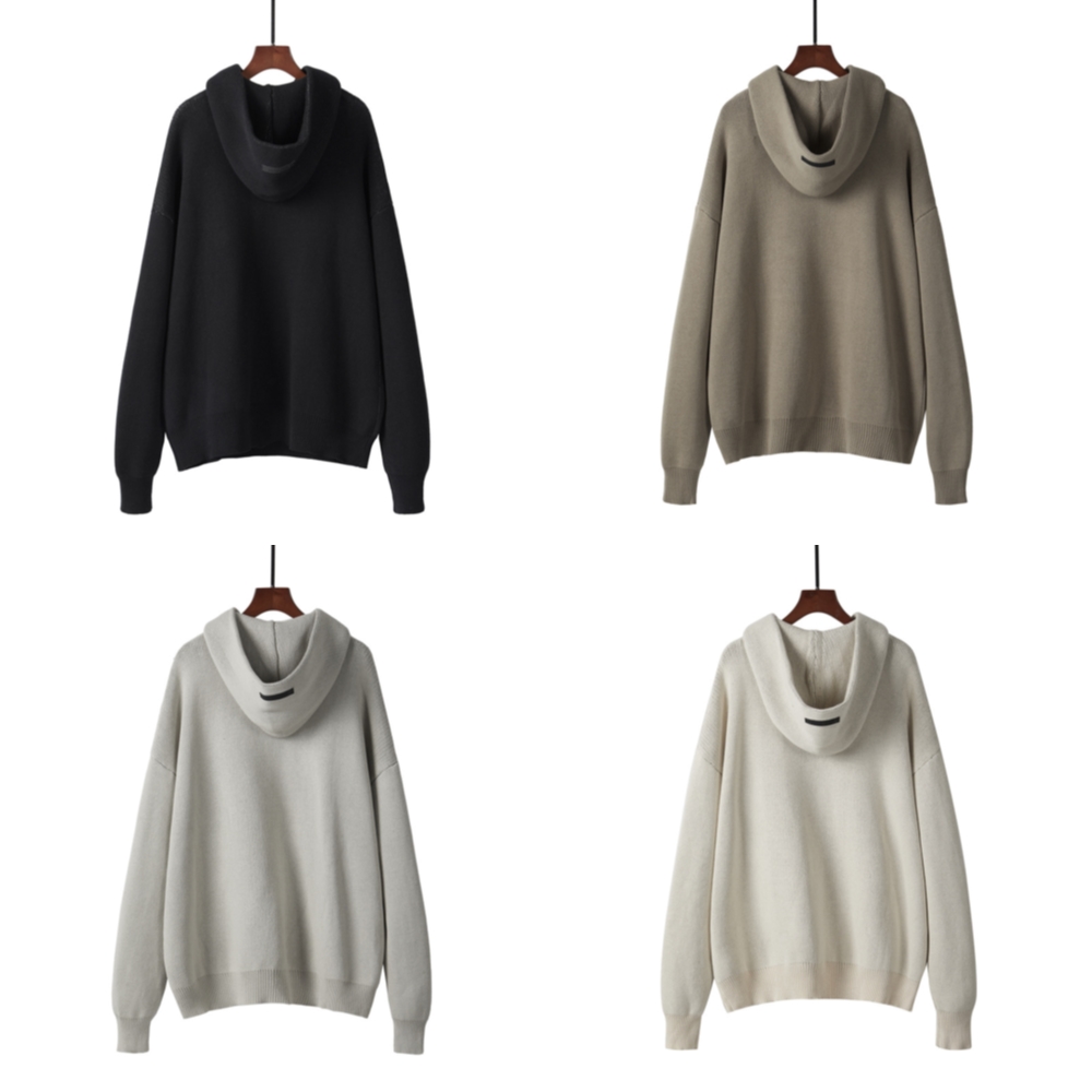 Mens Designer Sweater Essential Knit Hoodie Women Cardigan Hoody Knitted Jumpers Pullover Sweat Shirts Oversized Pull Hip Hop Skateboard Knitwear Winter Clothes