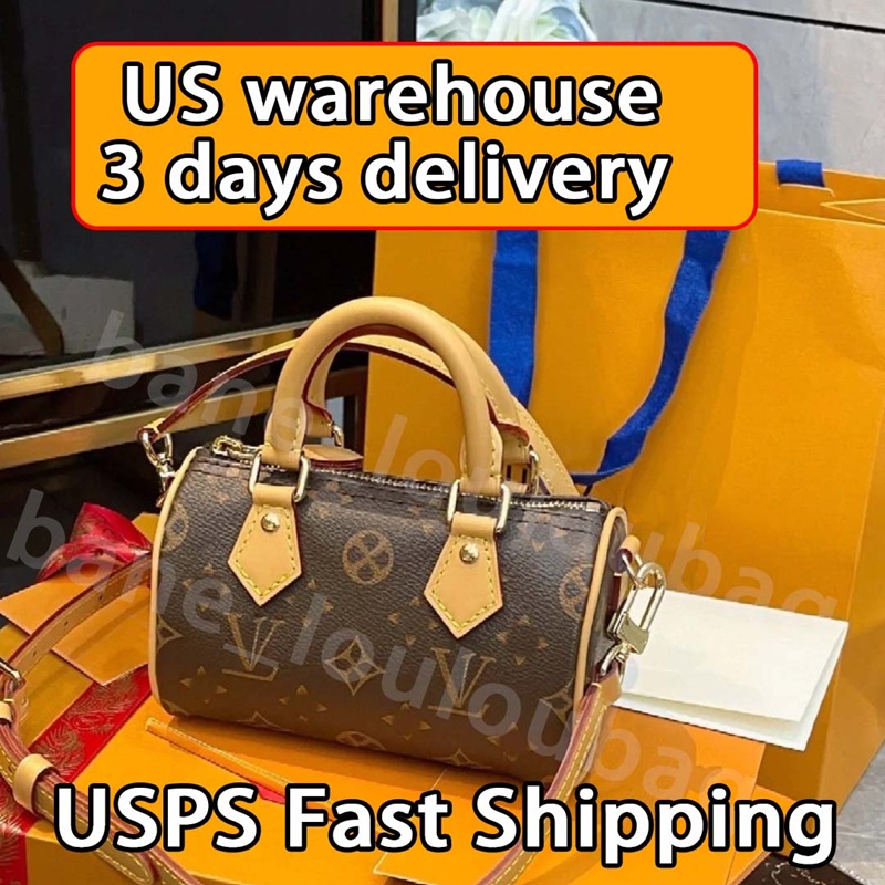 Designer bag shoulder bag luxury mini bag crossbody bag high-quality women's leather denim embossed handbag brown flower handbag mirror level leather chain bag