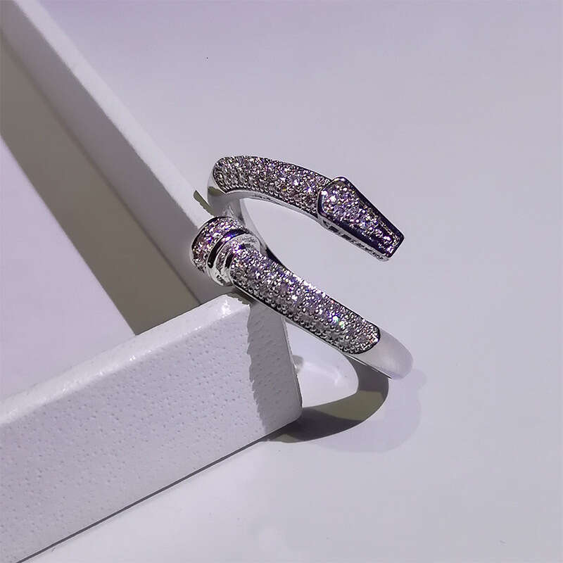Jewellery finery exquisite classic stud ring, micro pave zirconia hand jewelry accessories for daily wear, delicate texture ornament.