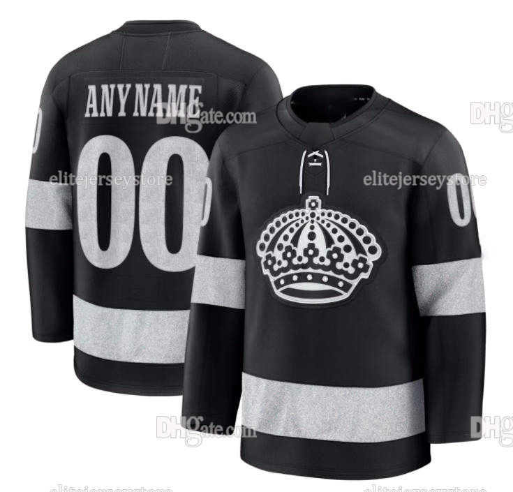 Personalized Custom 2025-26 Crown Third Jersey Anze Kopitar Drew Doughty Phillip Danault Kevin Fiala Trevor Moore Quinton Byfield Adrian Kempe Men