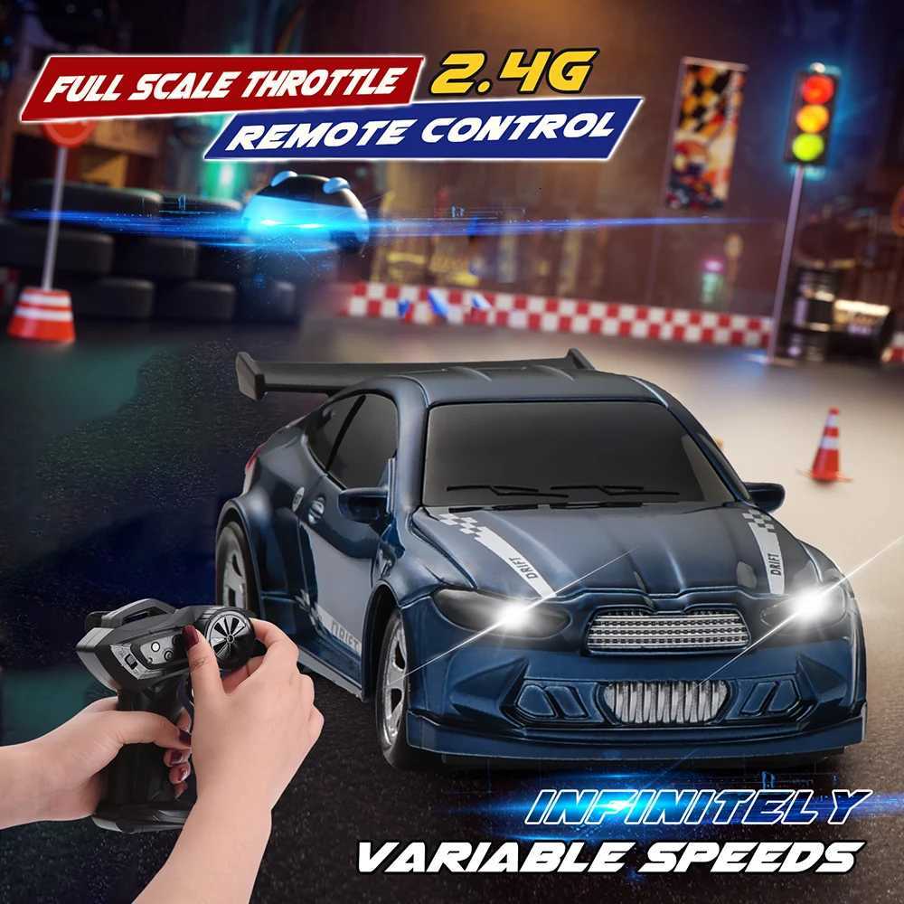 KF20 164 RC Drift Car 24G HighSpeed Turbo Racing Car FourWheel Mini Desktop Remote Control Car Electric Toy Children GiftsT251010