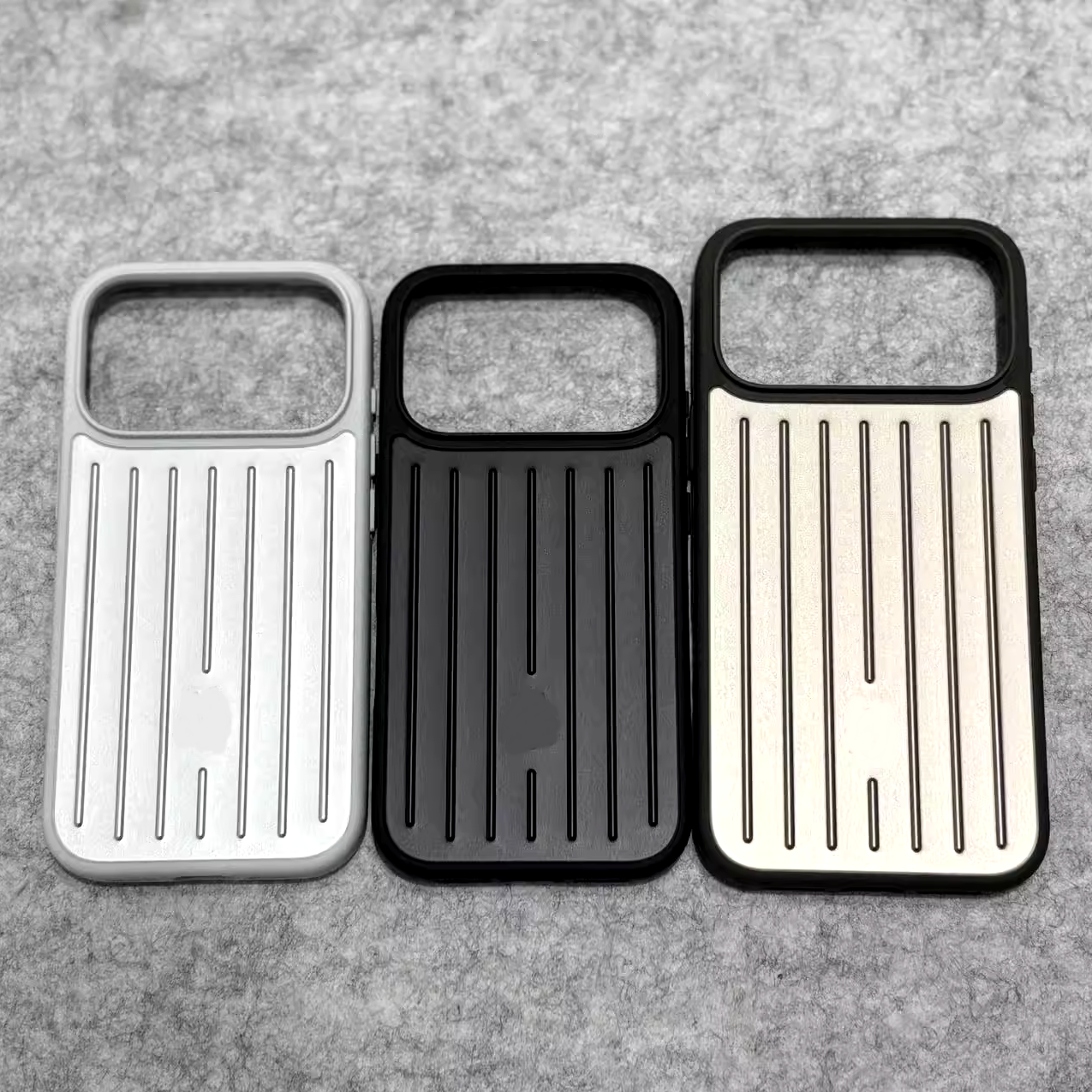 designer Cases phone case Top-quality High-end fashion designer suitcase for Apple iPhone 17 Pro Max 16 15 14 Polycarbonate aluminium Alley Magsafe woven Back Coke Cap