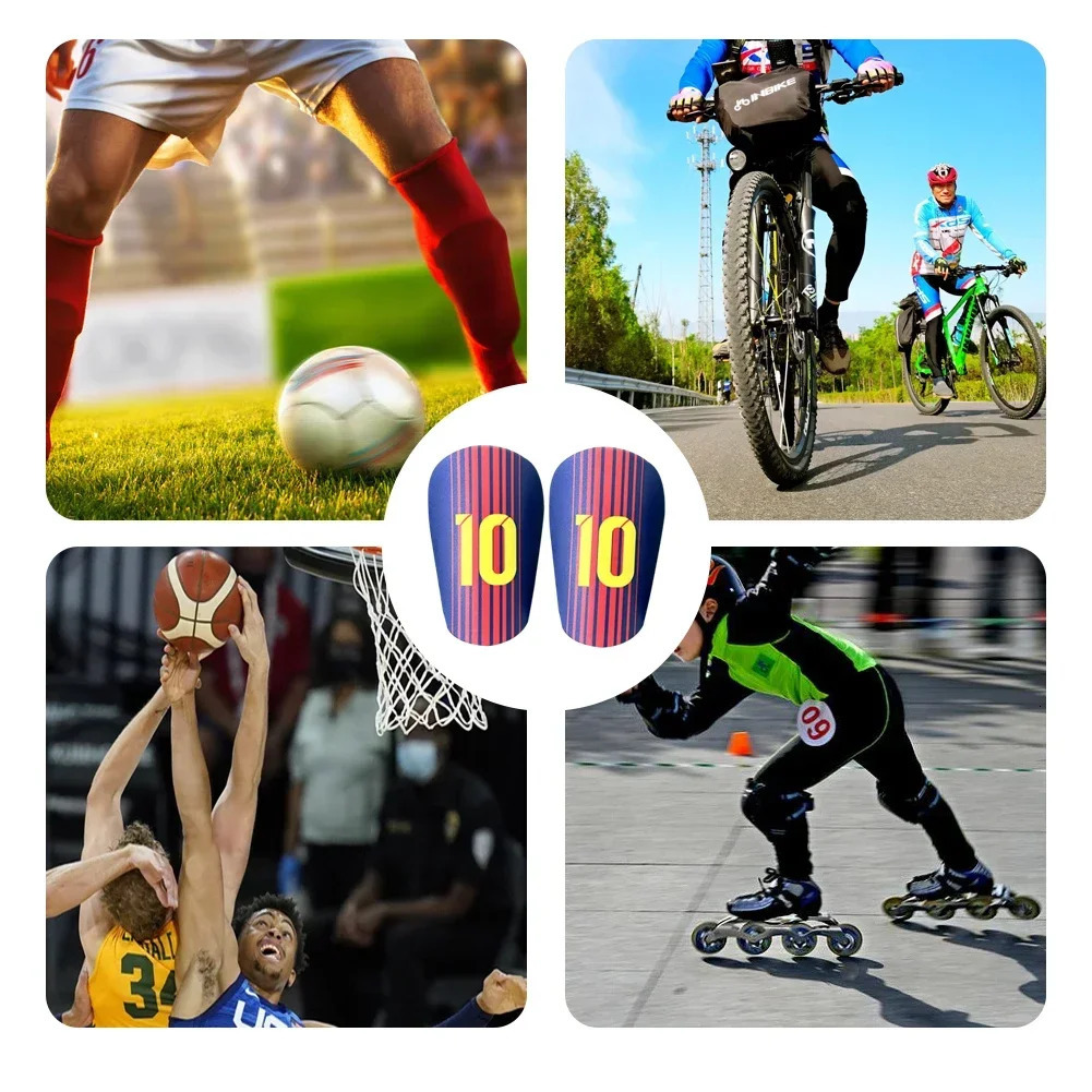 2Pcs Football Shin Pads Protective Equipment Shin Guards Mini Shin Guards Soccer Shin Guards for Men Women Kids Boys Girl 251010