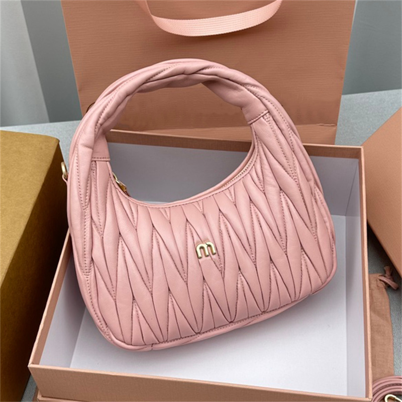 Wander Matelasse Designer bags tote Top quality Soft Sheepskin Crescent Bag Luxury handbags hobo Underarm bag Womens mens leather crossbody Shoulder Bags