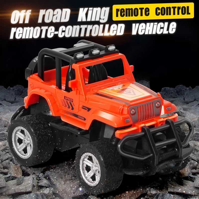 Childrens toy car remote control car fourwheel drive inertia offroad strong impact resistance performance cool driftingT251010