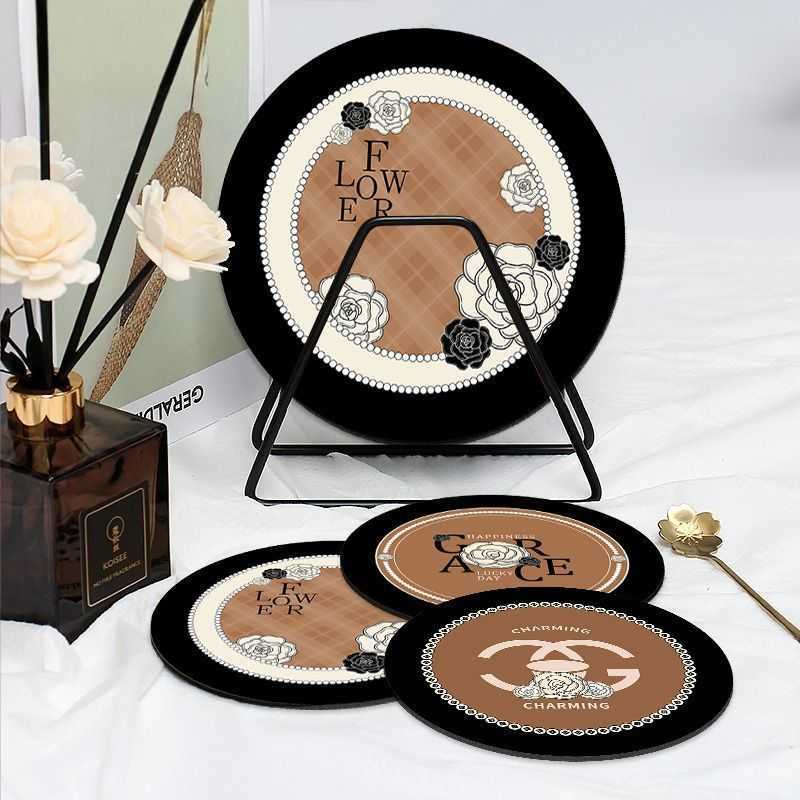 Minimalist Diatomaceous Earth Plate Heat Insulation Water Absorption NonSlip Table Mat QuickDry Drainage NoWash Heat Resistant Placemat Tea Cup C25101