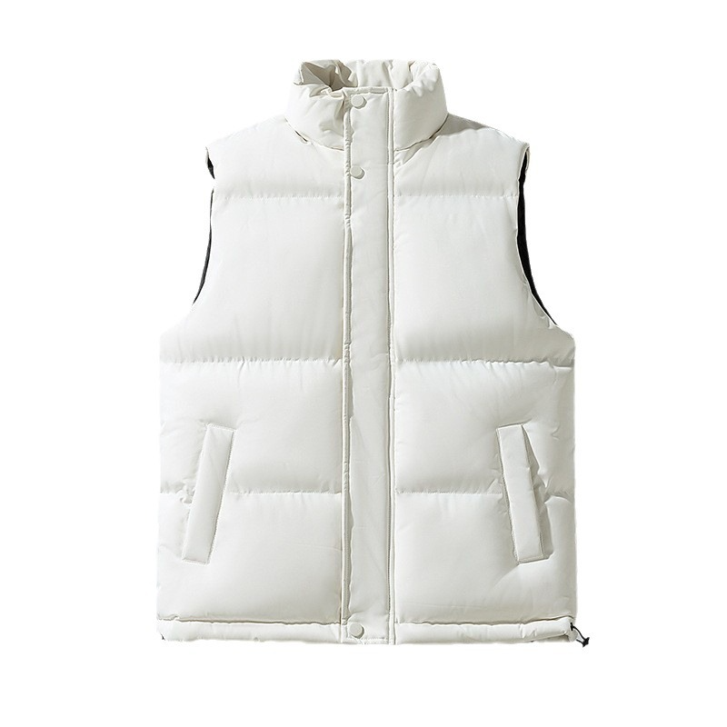 M-8XL large size stand collar winter thick cotton vest unisex same style cotton jacket waistcoat