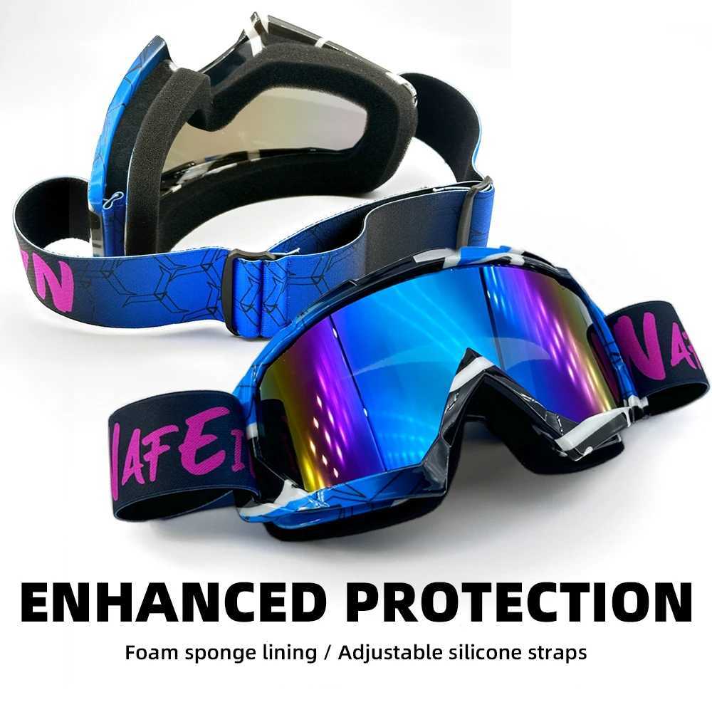 NAFEIB Motocross Glasses Motorcycle Sunglasses Man MTB ATV Mask Windproof Protection Skiing Cycling Racing OffRoad Goggles Z250929