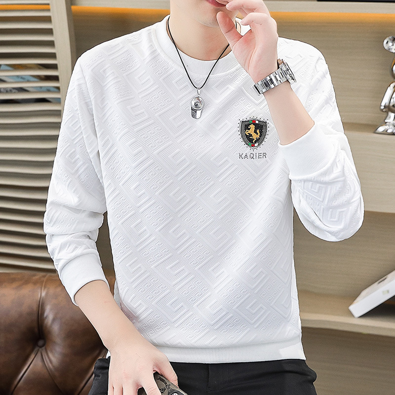 Men's Long Sleeve T-shirt For Spring Designer Shirt And Autumn Base Layer Designer Hoodie Trendy Casual Pullover Sweatshirt Jacket