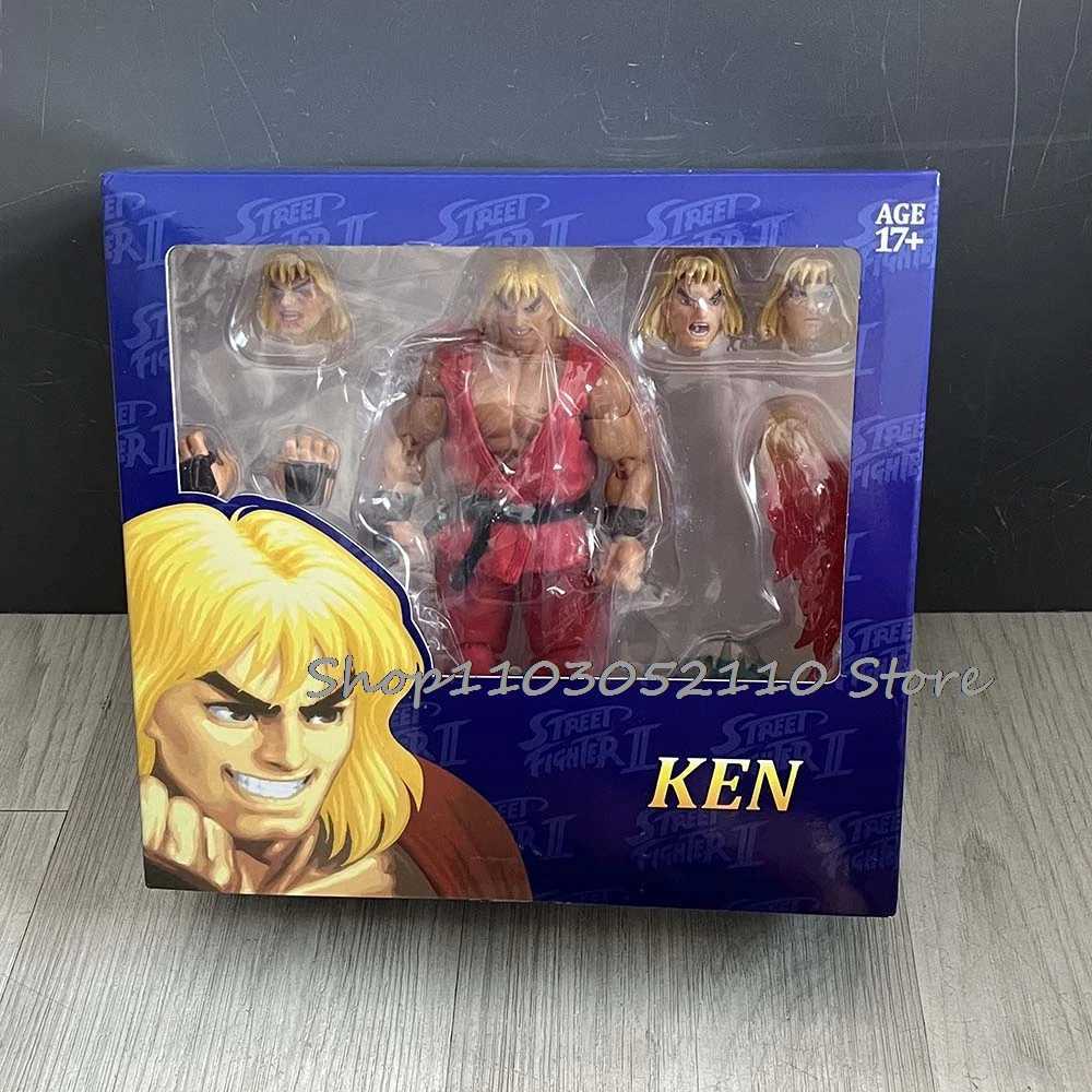 ST Street Fighter Guile Ken Ryu Action Figure Anime The Final Challengers Model Doll Statue Joint Movable Movie Toys Gifts W251114