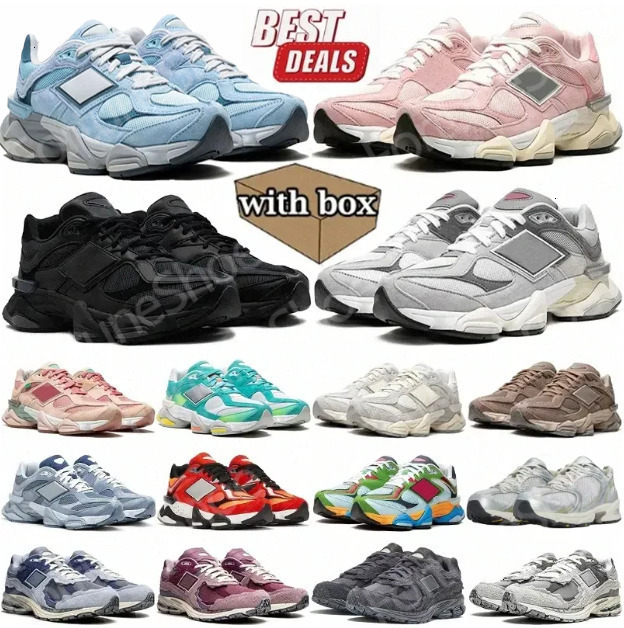 With box designer shoes for running shoes men women Triple Black White Pink Grey Sea Salt Brown mens outrdoors trainers sports size 35-46