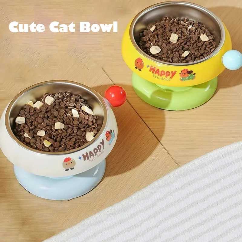 Pet AntiSlip Dog Bowls Small Medium And Large Dog Feeding Bowls Stainless Steel Pet Feeders Pet Dog Accessories C251009