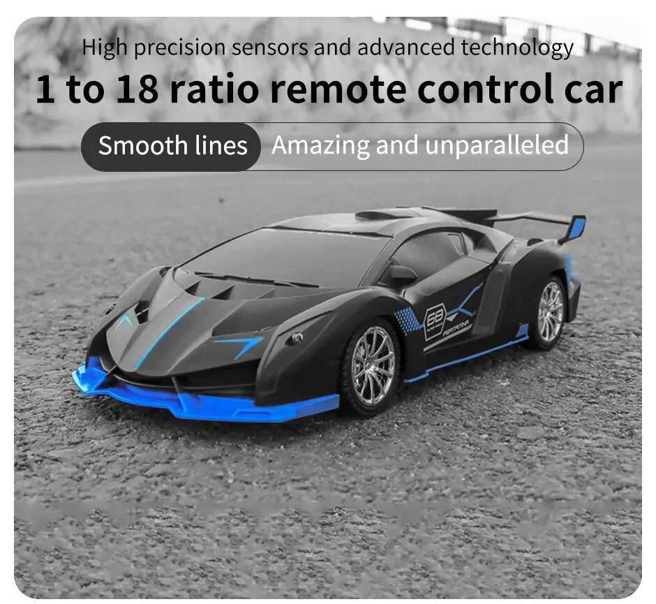 118 FourWay Remote Control Car Bugatti Cool Luxury Car Sports Car Racing Model Toy Car Wireless Simulation Remote Control CarT251010