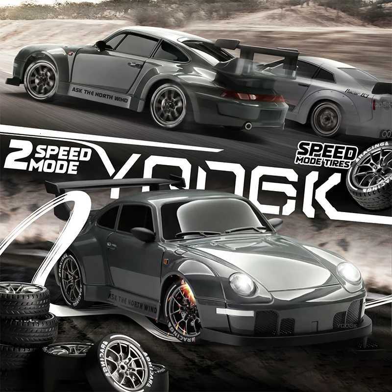 4WD RC Drift Car With LED Light 24G Radio 20KMh High Speed Remote Control Racing Cars Vehicle Model Toy Gift for Boy Girl KidT251010