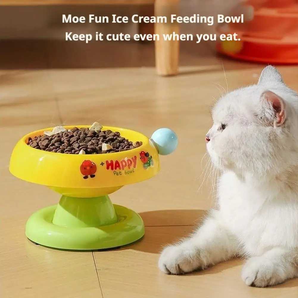 Stainless Steel Pet Bowl Nonslip Antirollover Neckprotecting Cat Food Bowl Dog Bowl Protect Cervical Vertebrae Cats And Dogs C251009