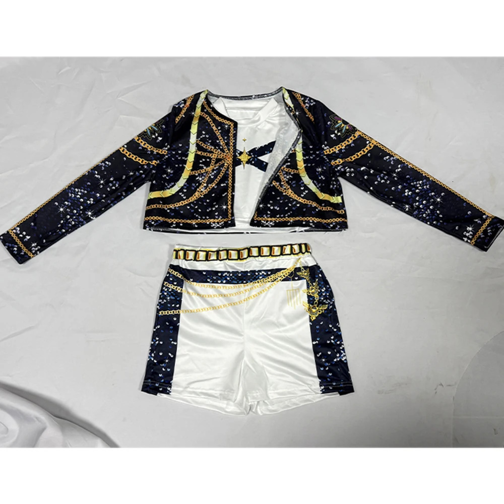 Halloween Costume Rumi Cosplay Kpop Warrior Costume Wig Disguise Rummy Girl Birthday Party Gift Carnival Performance Clothes Set251010