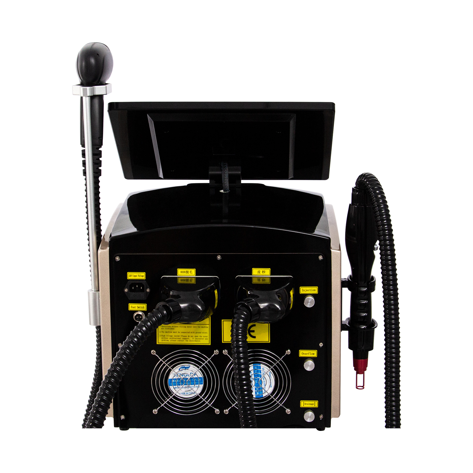 Professional 808nm Diode Laser Hair Removal Equipment Permanent Painless Non-invasive Permanent Cooling Head Painless Epilator Salon